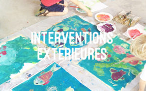 ateliers créatifs en interventions extérieures
